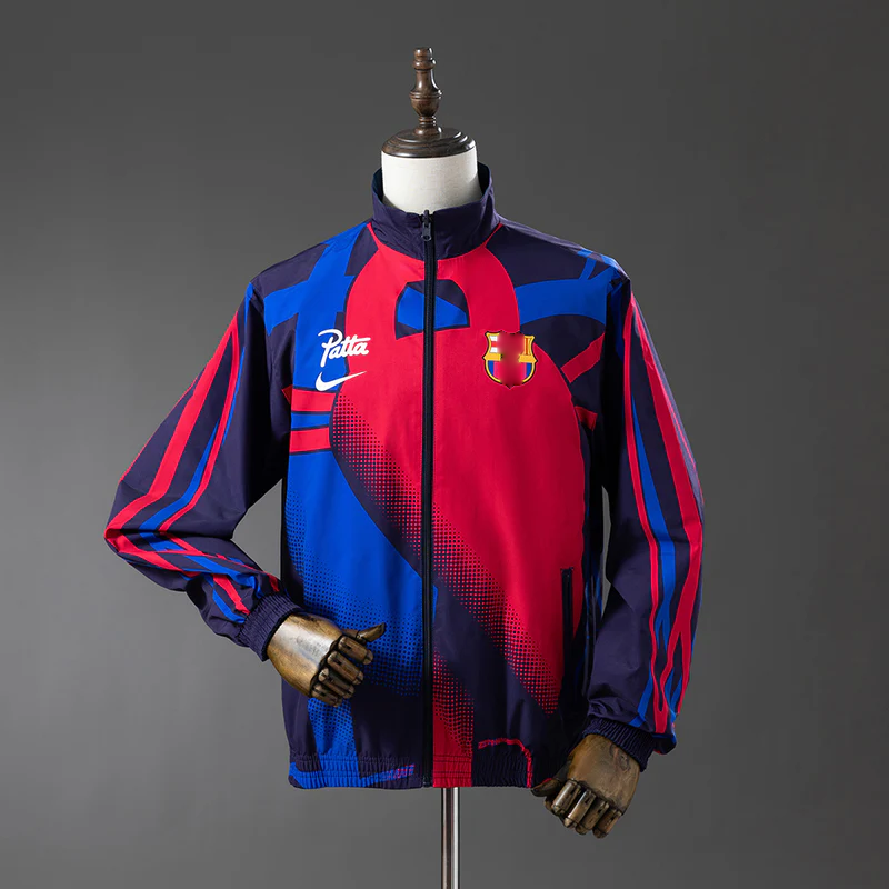 Barcelona x Patta cortavientos reversible