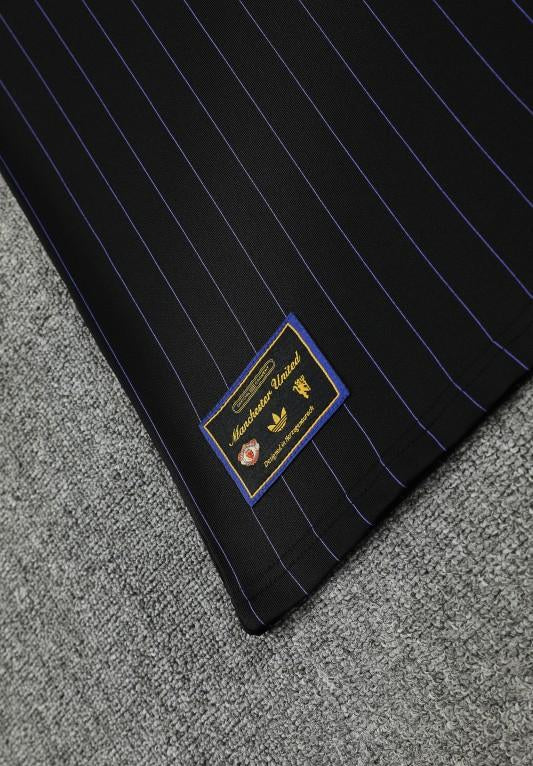 25-26 Manchester United Terrace Icons conjunto sin mangas Negro
