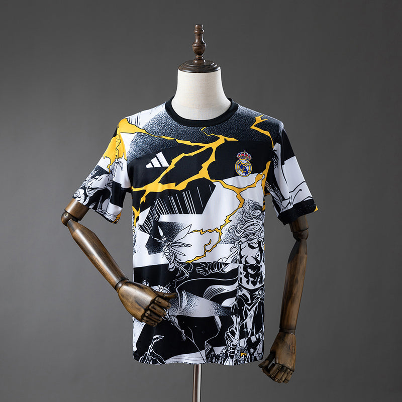 25-26 Real Madrid x Marvel equipación calentamiento