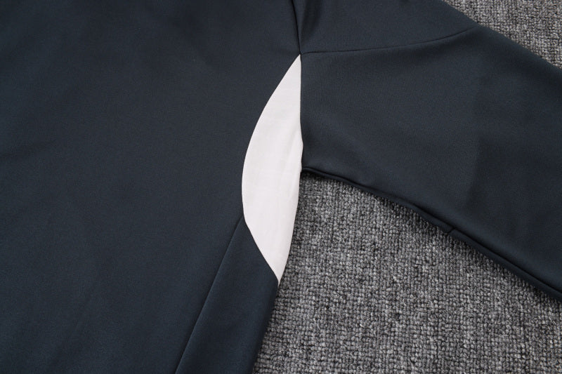 25-26 Real Madrid conjunto de chándal gris oscuro niño