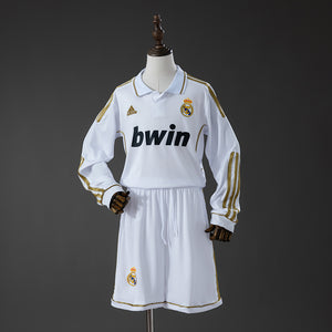 11-12 Real Madrid primera equipación niño manga larga