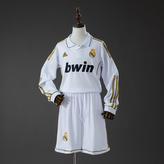 11-12 Real Madrid primera equipación niño manga larga