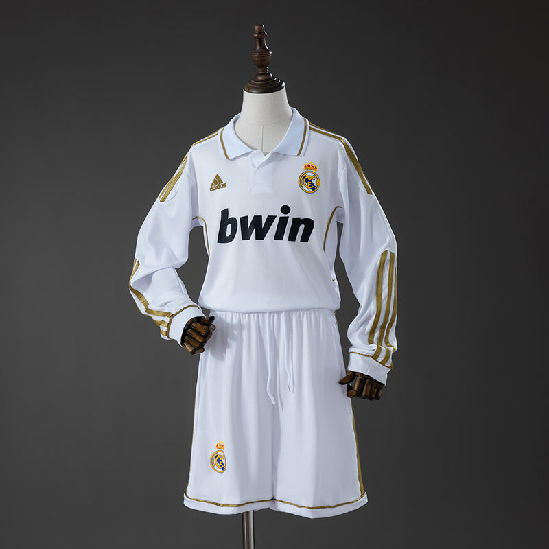 11-12 Real Madrid primera equipación niño manga larga