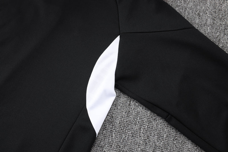 25-26 Liverpool conjunto de chándal niño negro/rojo