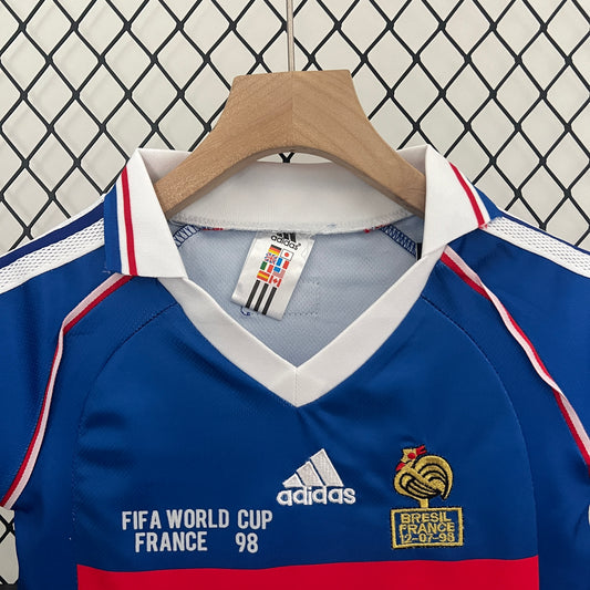 1998 Francia primera equipación niño
