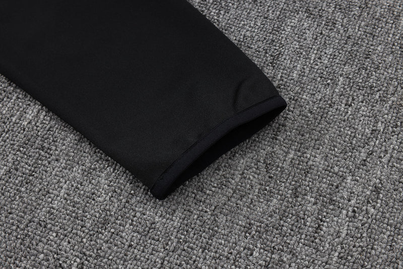 25-26 Liverpool conjunto de chándal niño negro/rojo