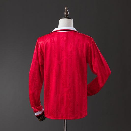 92-94 Manchester United primera equipación manga larga