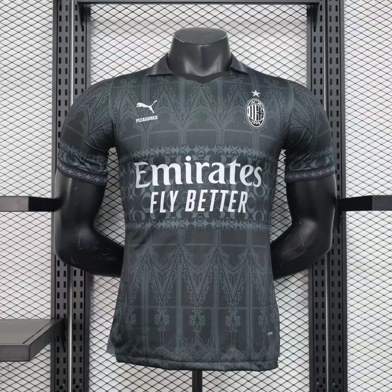 24-25 AC Milan x Pleasures equipacion