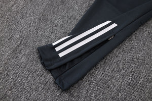 25-26 Real Madrid conjunto de chándal gris oscuro niño