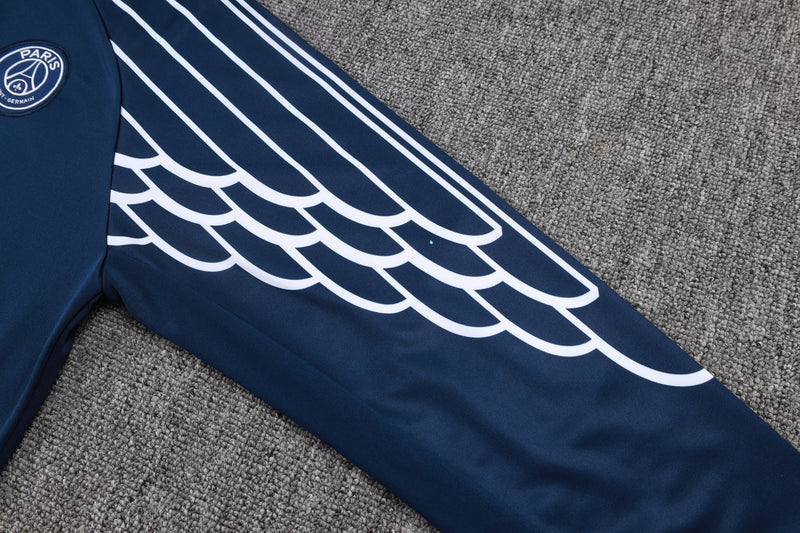 25-26 PSG conjunto de chándal niño Azul/Blanco