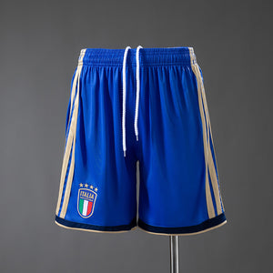2026 Italia pantalones azul/dorado