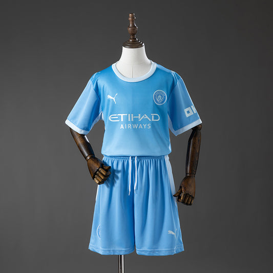 25-26 Manchester City home kit for kids
