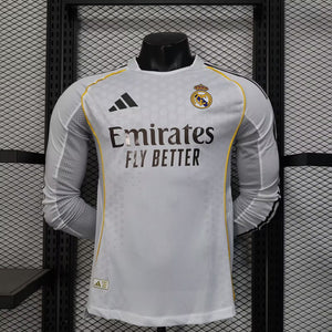 25-26 Real Madrid primera equipacion manga larga