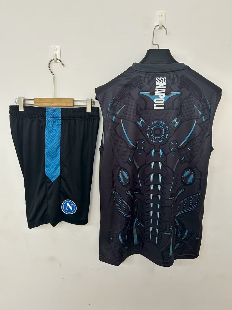 25-26 Napoli primer conjunto de entrenamiento sin mangas