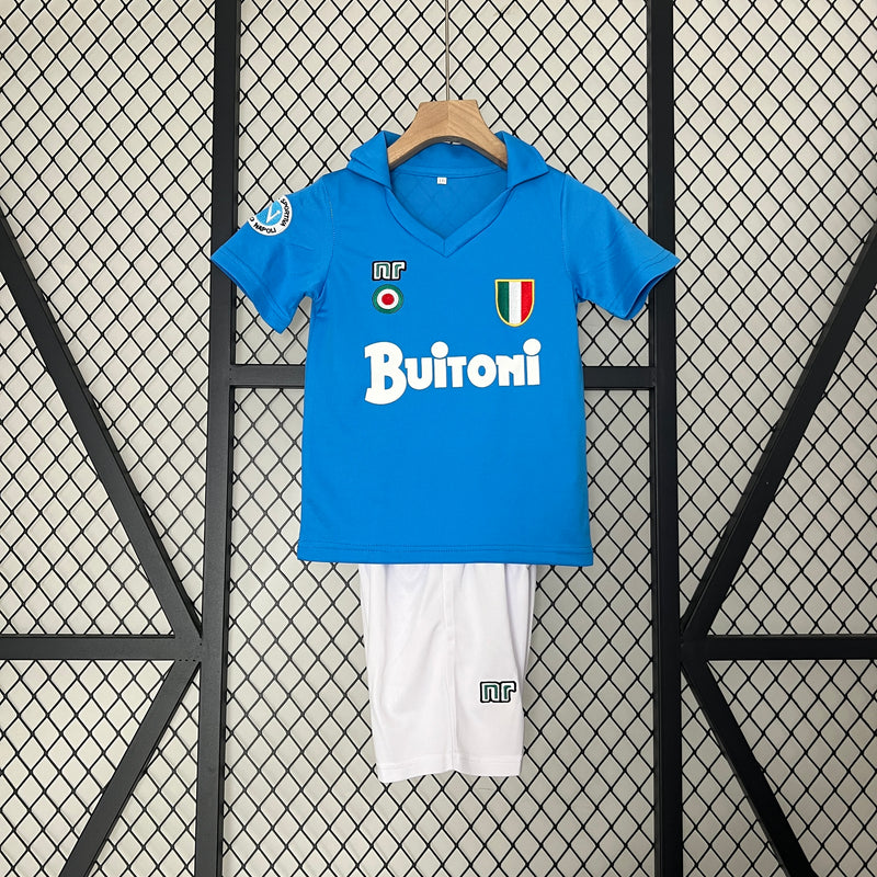 87-88 Napoli primera equipación niño
