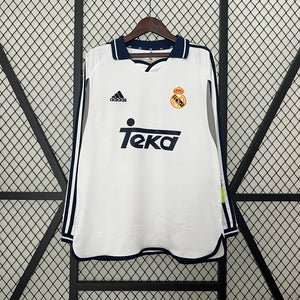 00-01 Real Madrid primera equipación manga larga