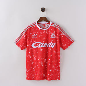 89-91 Liverpool primera  equipacion