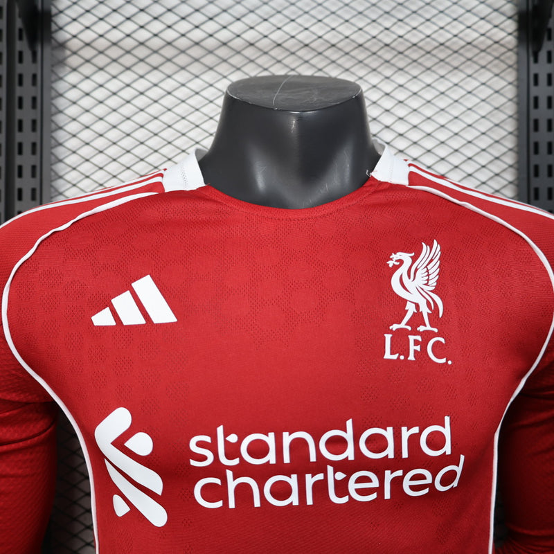 25-26 Liverpool primera equipacion manga larga
