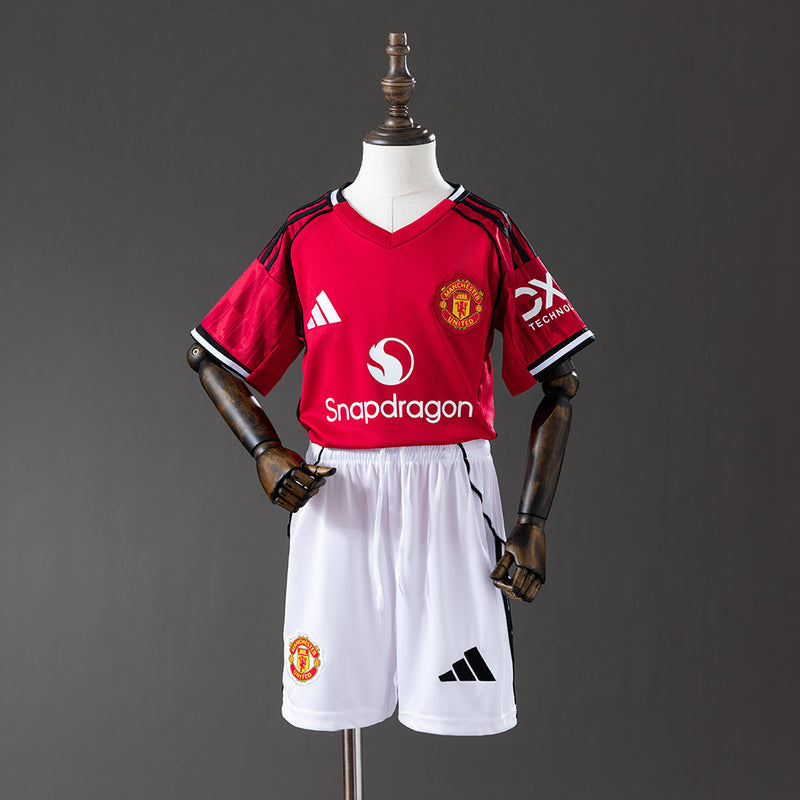 25-26 Manchester United primera equipación niño