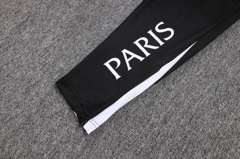 25-26 PSG conjunto de chándal niño Negro/Blanco
