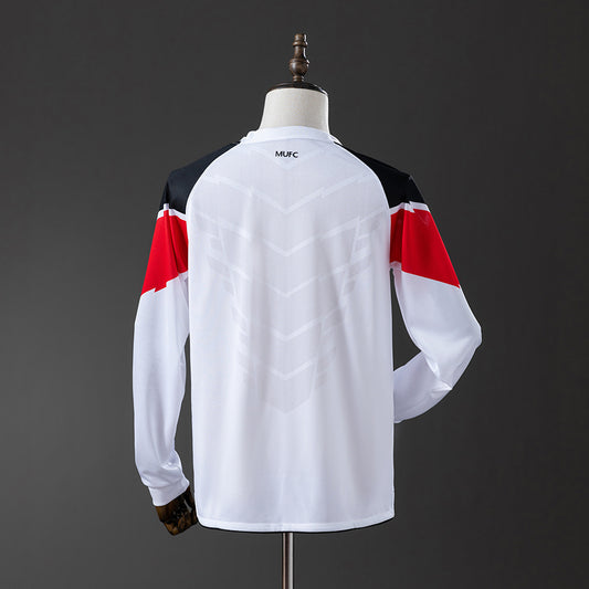 10-11 Manchester United segunda equipación manga larga