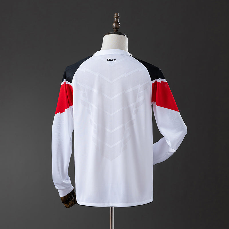 10-11 Manchester United segunda equipación manga larga