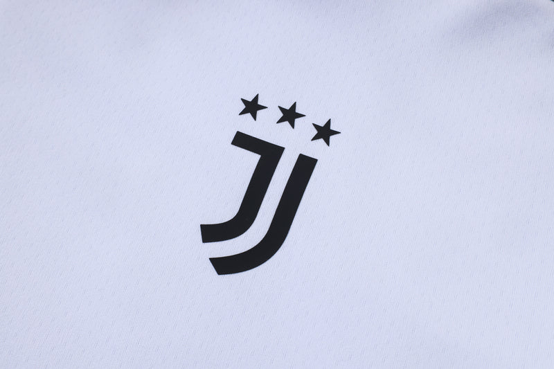 25-26 Juventus conjunto de chándal blanco con capucha