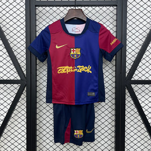 24-25 Barça x Travis Scott primera equipación niño