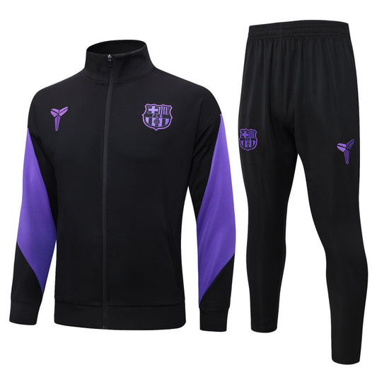 25-26 Barça conjunto de chándal niño negro/morado