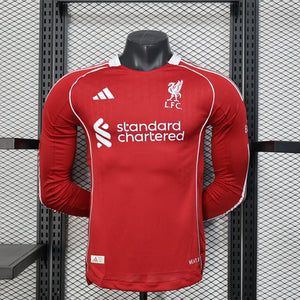 25-26 Liverpool primera equipacion manga larga