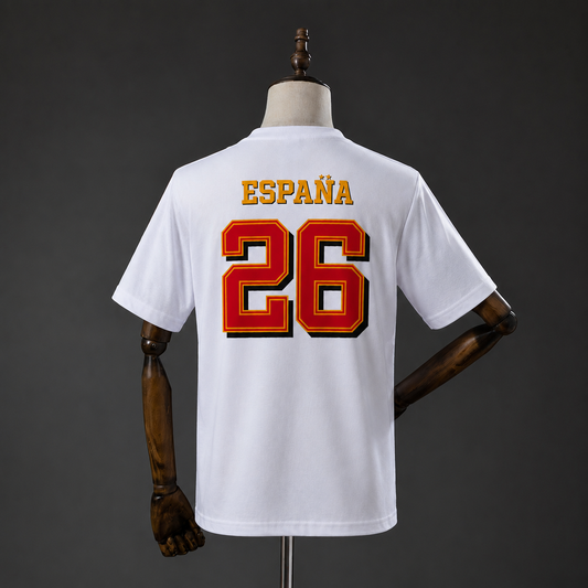 2026 España equipación edición campeón blanca
