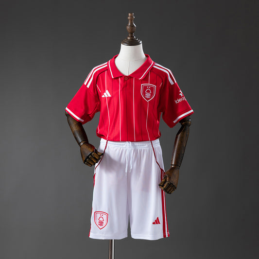 25-26 Nottingham Forest primera equipación niño (Sponsor incluido)