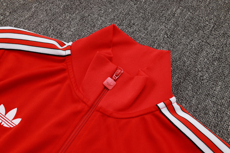 25-26 Liverpool conjunto de chándal Niño Rojo/negro