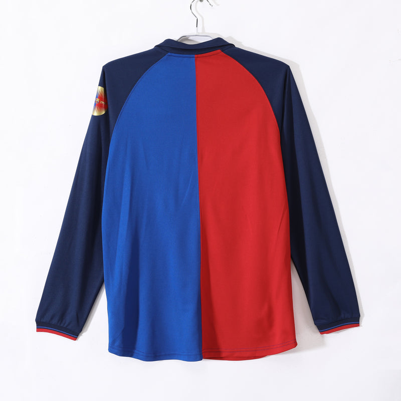 99-00 Barcelona primera equipación manga larga