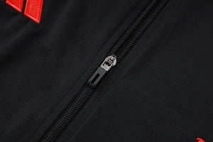 25-26 Liverpool conjunto de chándal niño negro/rojo