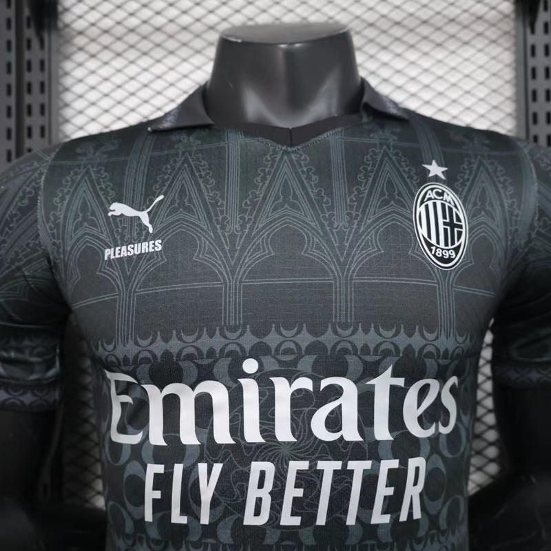 24-25 AC Milan x Pleasures equipacion