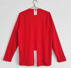 07-08 Manchester United primera equipación manga larga